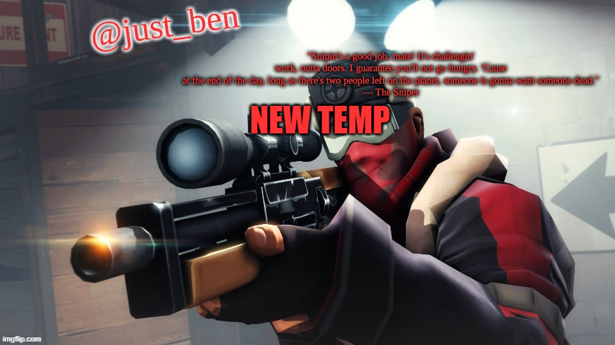 High Quality Ben's TF2 temp Blank Meme Template
