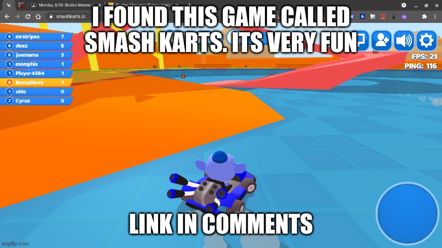 Smash Karts Chrome extension