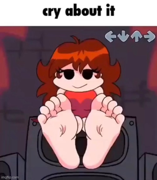 Cry about it | image tagged in fnf,scary | made w/ Imgflip meme maker