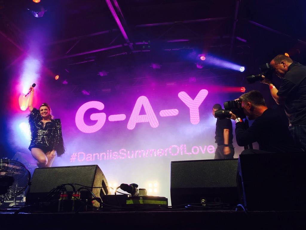 Dannii pride 2015 Blank Meme Template