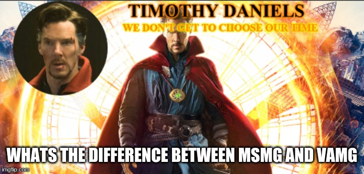 Hey kid, ya want some blades? | WHATS THE DIFFERENCE BETWEEN MSMG AND VAMG | made w/ Imgflip meme maker
