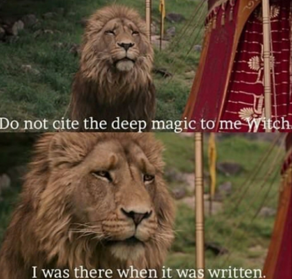 High Quality Narnia Do not cite the deep magic to me, Witch Blank Meme Template