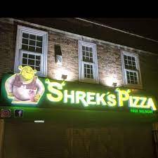 shrek's pizza Blank Meme Template