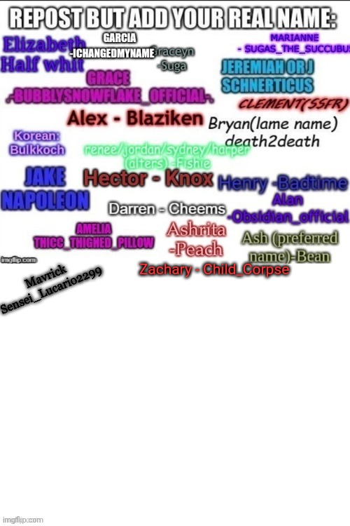 Zachary - Child_Corpse | made w/ Imgflip meme maker