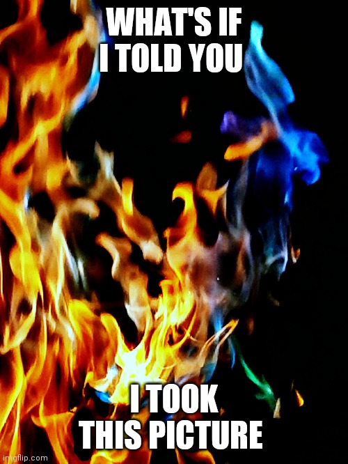 WHAT'S IF I TOLD YOU; I TOOK THIS PICTURE | made w/ Imgflip meme maker