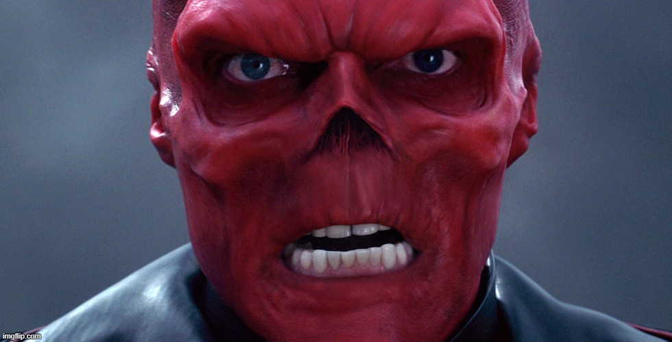 Red Skull | image tagged in red skull | made w/ Imgflip meme maker
