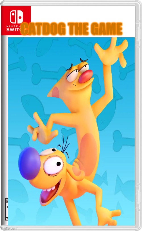 Would u play it | CATDOG THE GAME | image tagged in gaming,nickelodeon | made w/ Imgflip meme maker