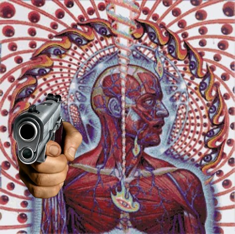 lateralus gun Blank Meme Template