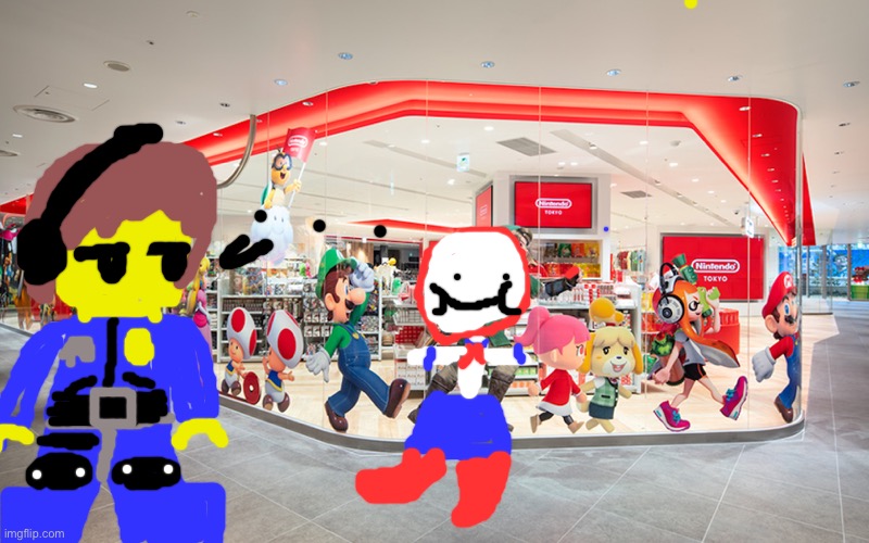 Danny-Chan explores Nintendo store | made w/ Imgflip meme maker