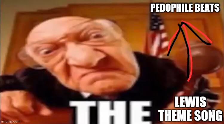 THE | PEDOPHILE BEATS; LEWIS THEME SONG | image tagged in the | made w/ Imgflip meme maker