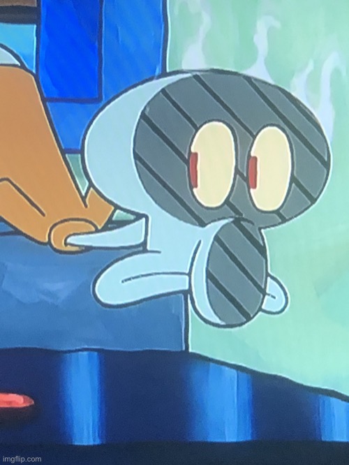 Blackface Squidward | image tagged in blackface squidward | made w/ Imgflip meme maker