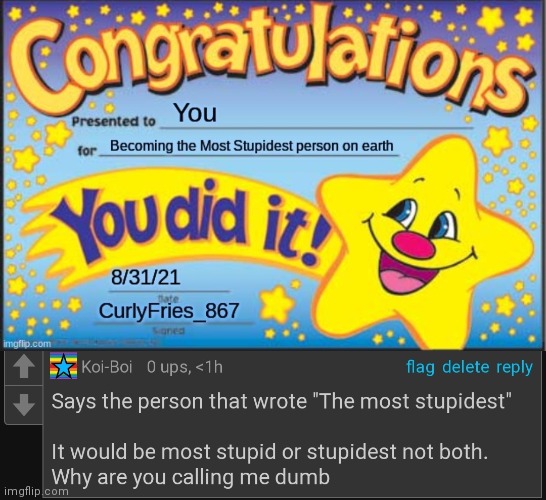 made w/ Imgflip meme maker