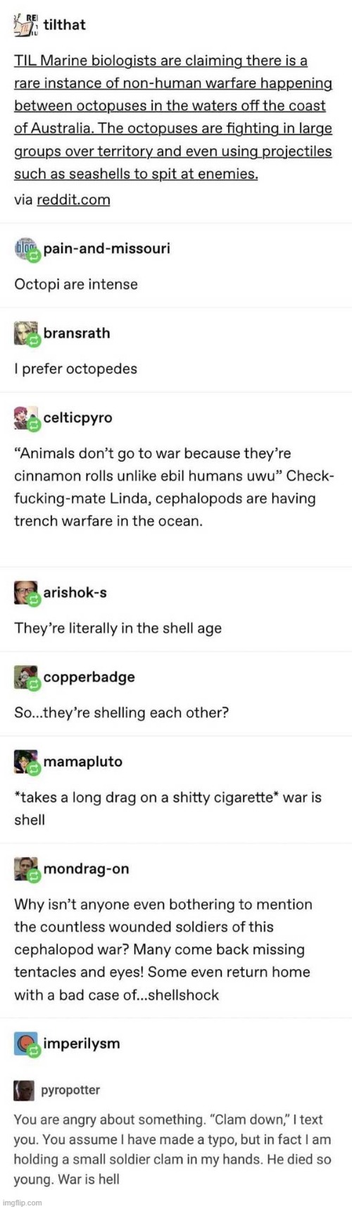 octo war | made w/ Imgflip meme maker
