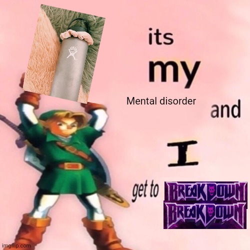 It's my ___ and I get to ____. | Mental disorder | image tagged in it's my ___ and i get to ____ | made w/ Imgflip meme maker