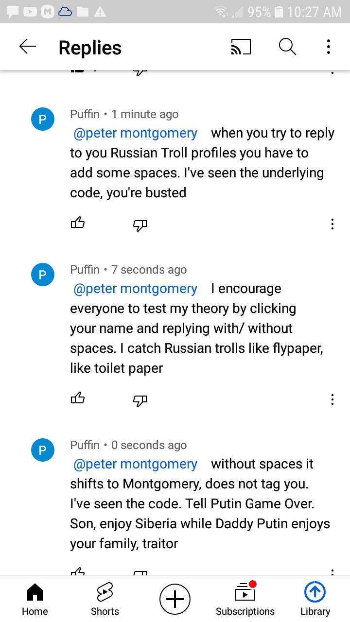 Russian troll profile check Blank Meme Template