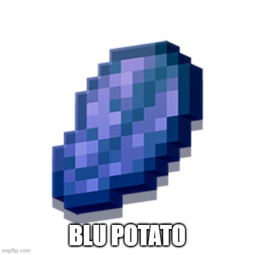 lapis lazuli | BLU POTATO | image tagged in lapis lazuli | made w/ Imgflip meme maker