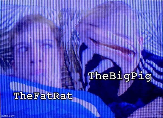 Weird kid | TheFatRat TheBigPig | image tagged in weird kid | made w/ Imgflip meme maker