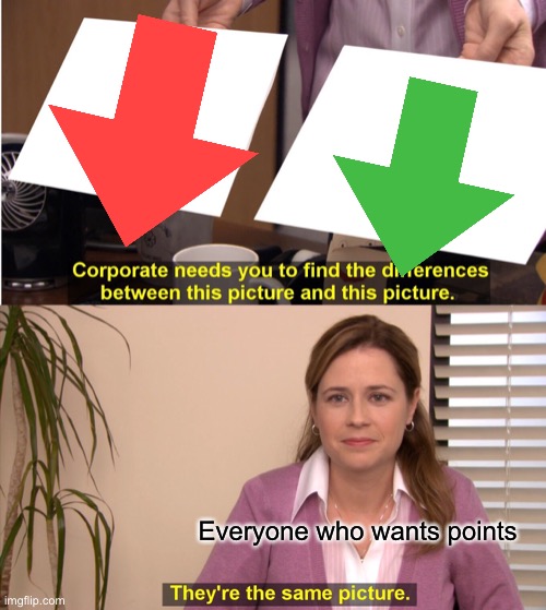 Llol | Everyone who wants points | image tagged in memes,they're the same picture | made w/ Imgflip meme maker