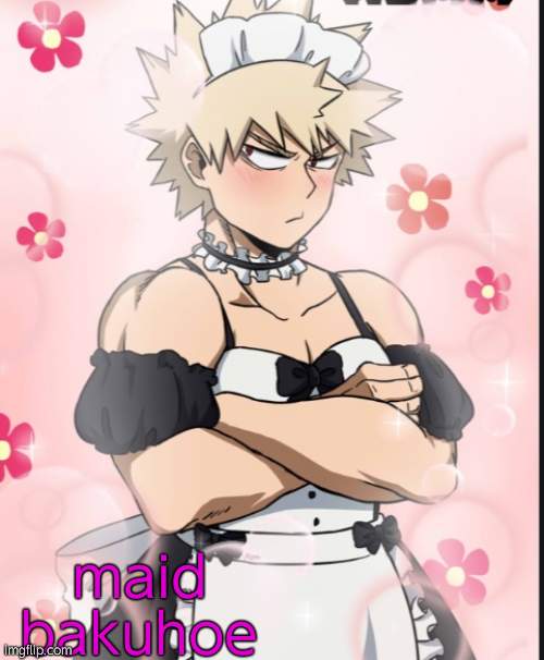 maid bakuhoe | image tagged in maid bokuhoe | made w/ Imgflip meme maker