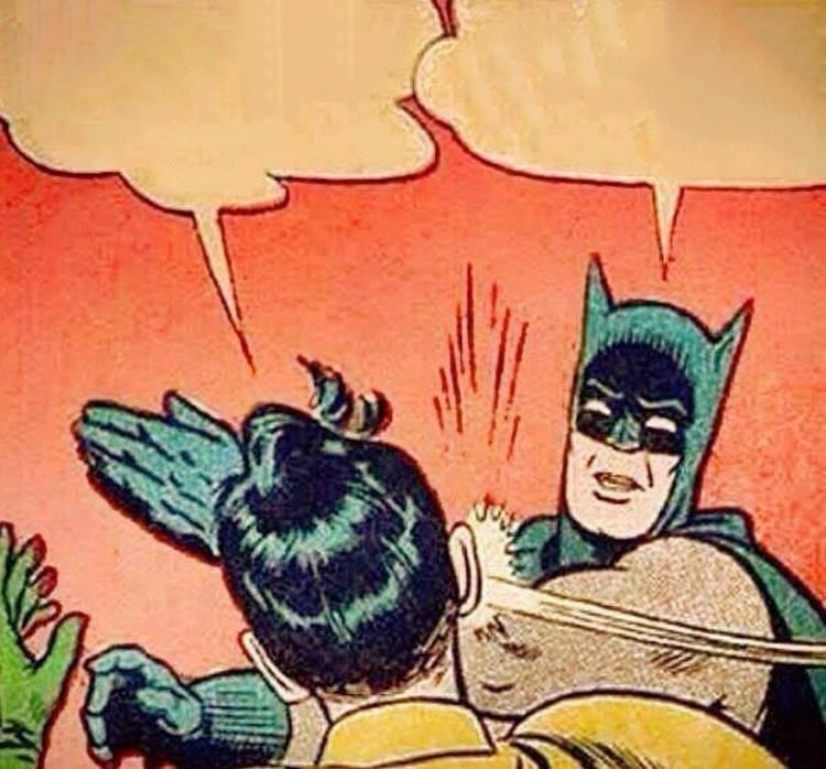 Batman Robin big Blank Meme Template