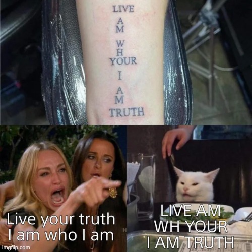 image tagged in tattoo,fail | made w/ Imgflip meme maker