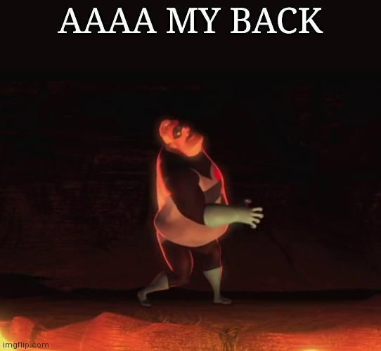 mod note: did you actually hurt your back response: no | AAAA MY BACK | image tagged in incredibles my back | made w/ Imgflip meme maker