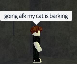 My cat is barking Blank Meme Template