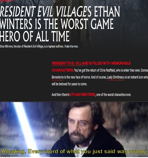 Ethan is the best | image tagged in resident evil,memes,video games,ethan | made w/ Imgflip meme maker