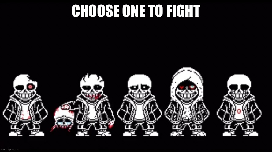 CHOOSE ONE TO FIGHT | made w/ Imgflip meme maker