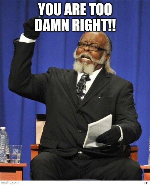 The amount of X is too damn high | YOU ARE TOO DAMN RIGHT!! | image tagged in the amount of x is too damn high | made w/ Imgflip meme maker