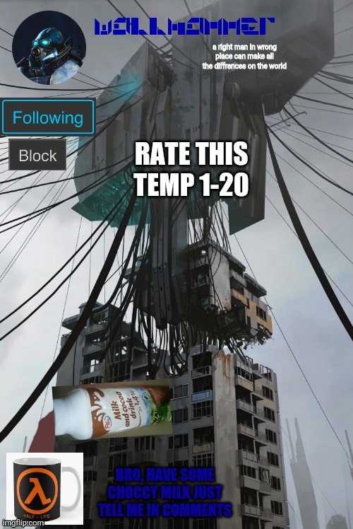 y | RATE THIS TEMP 1-20 | image tagged in wallhammer | made w/ Imgflip meme maker