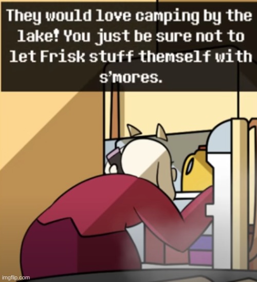 toriel being a good mom and correctly gendering frisk | made w/ Imgflip meme maker
