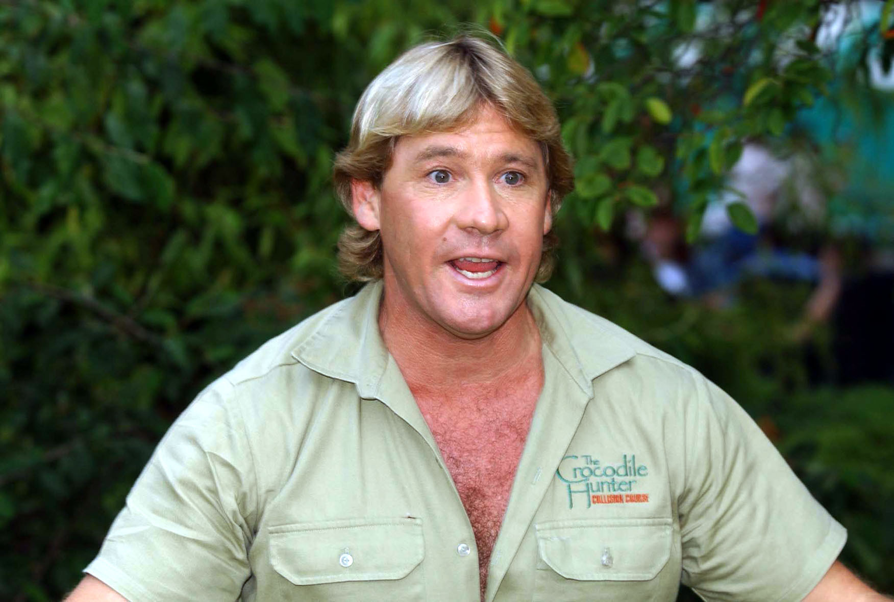 High Quality Crocodile Hunter Blank Meme Template