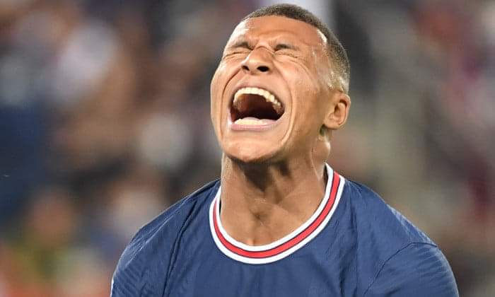 Crying Mbappe Blank Meme Template