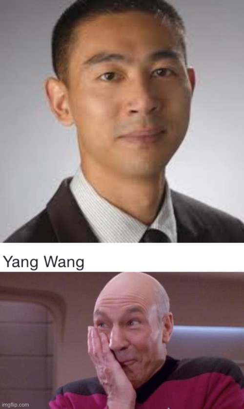 Sorry I had to | image tagged in picard giggle,e | made w/ Imgflip meme maker