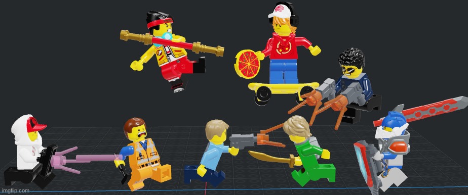 Lego Death battle | image tagged in took me like and hour to make this | made w/ Imgflip meme maker