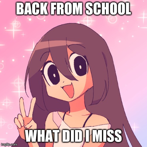 BACK FROM SCHOOL; WHAT DID I MISS | made w/ Imgflip meme maker