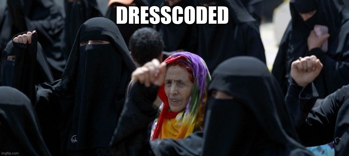 Dresscoded | DRESSCODED | image tagged in dress code | made w/ Imgflip meme maker