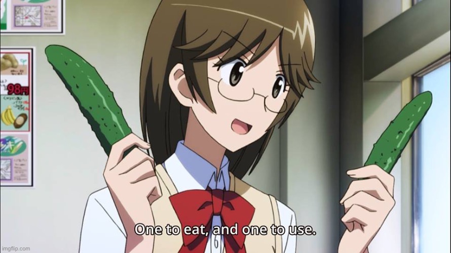 One to eat, and one to use. | image tagged in one to eat and one to use | made w/ Imgflip meme maker