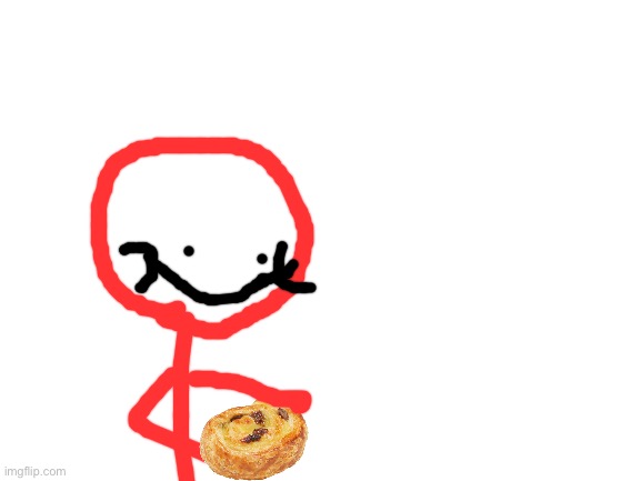 Danish eats a danish | image tagged in blank white template | made w/ Imgflip meme maker