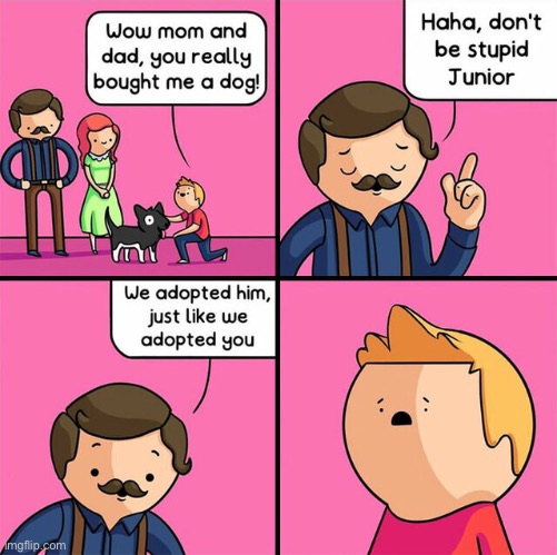 OOF | image tagged in adopted,oof,rip,comics,funny,lol | made w/ Imgflip meme maker