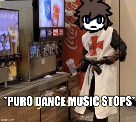 *Puro dance stops playing* | *PURO DANCE MUSIC STOPS* | image tagged in holy music stops,changed,colin,puro dance,puro | made w/ Imgflip meme maker