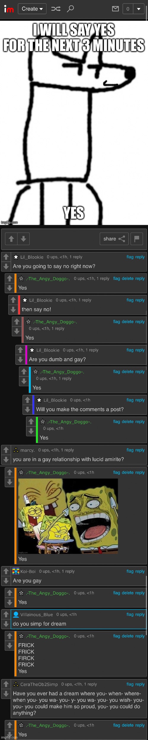 Oh g-yes. | image tagged in yes | made w/ Imgflip meme maker