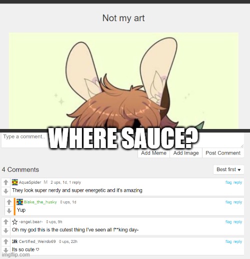 WHERE SAUCE? | made w/ Imgflip meme maker