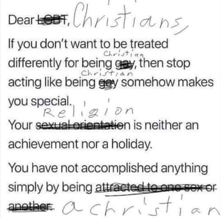 High Quality Dear Christians Blank Meme Template