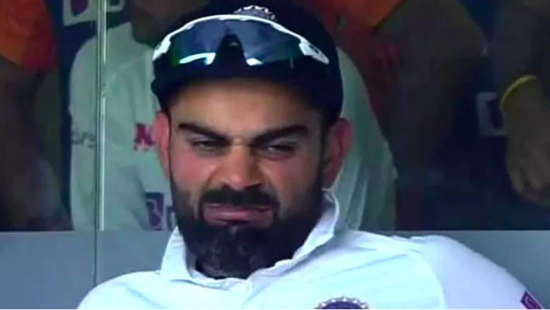 High Quality Virat_Frustrated Blank Meme Template
