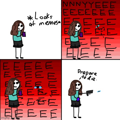 Nyeeeeee | image tagged in comics/cartoons | made w/ Imgflip meme maker