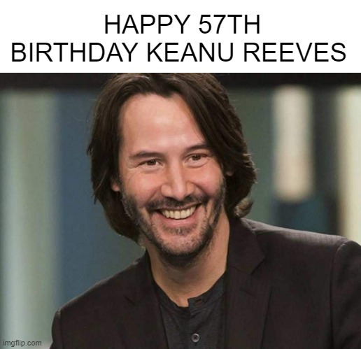 free chicory | HAPPY 57TH BIRTHDAY KEANU REEVES | image tagged in memes,epic handshake | made w/ Imgflip meme maker