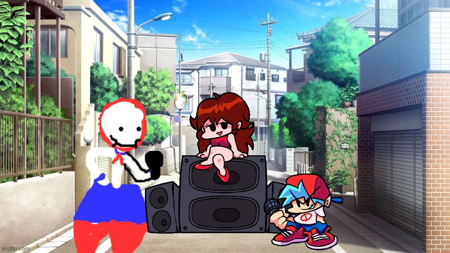 Danny-chan in fnf | made w/ Imgflip meme maker