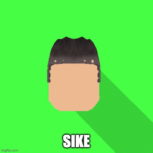 my profile picture | SIKE | image tagged in my profile picture | made w/ Imgflip meme maker